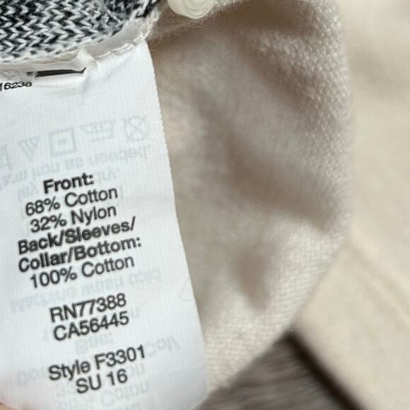 J.Crew Caryn Cardigan Cream Black Daisy Embroidered Sweater Cotton Medium - Picture 3 of 5